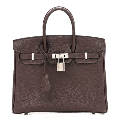 Hermes Togo Birkin 25 Chocolate 1 of 10