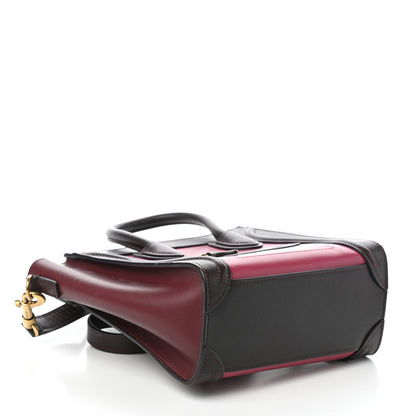 Celine Satin Calfskin Nano Tri-Color Luggage Orchid 4 of 9