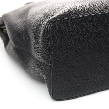 Gucci Pebbled Calfskin Large Soho Hobo Black 8 of 10