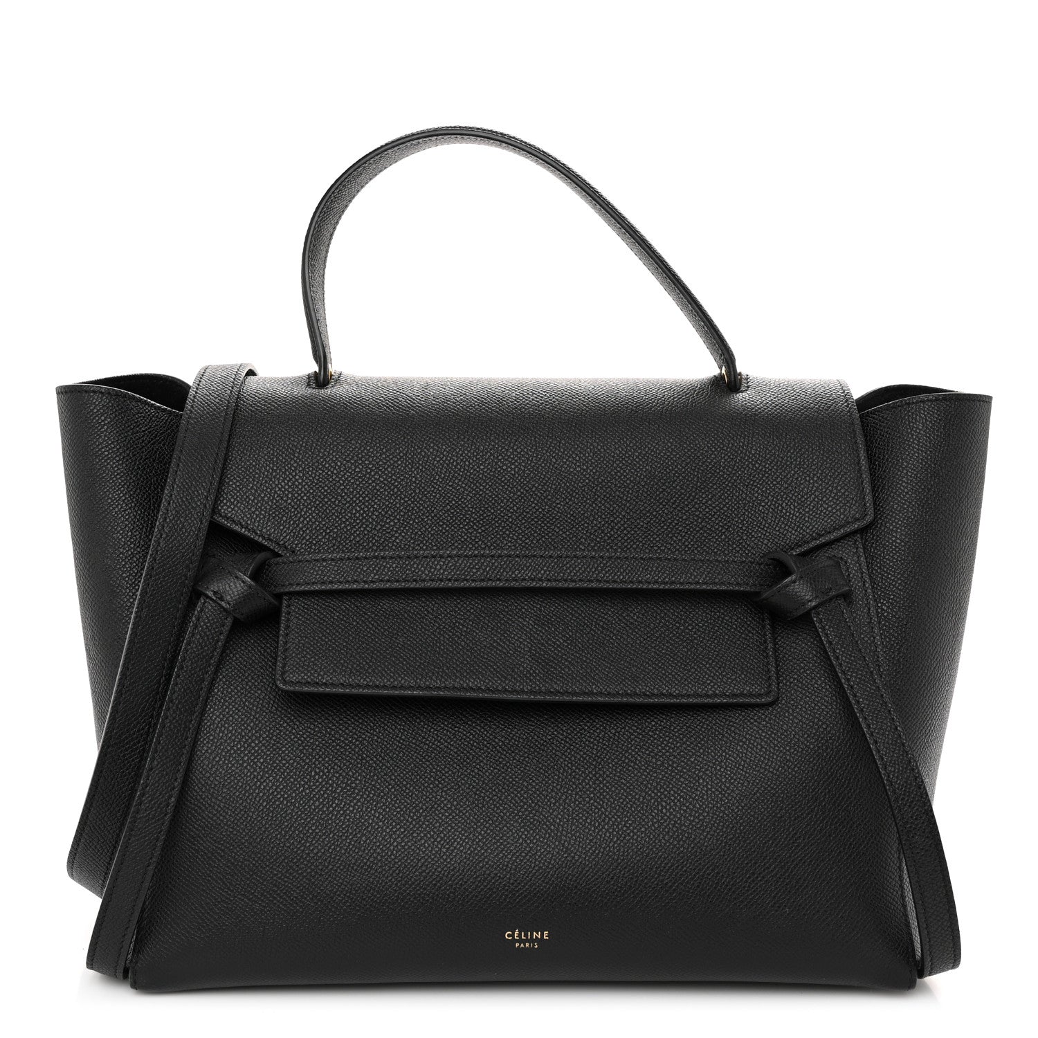 Celine Grained Calfskin Mini Belt Bag Black 1 of 10
