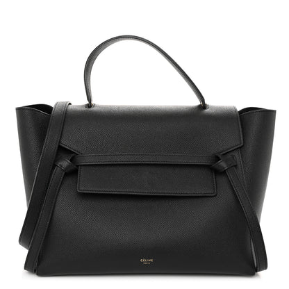 Celine Grained Calfskin Mini Belt Bag Black 1 of 10