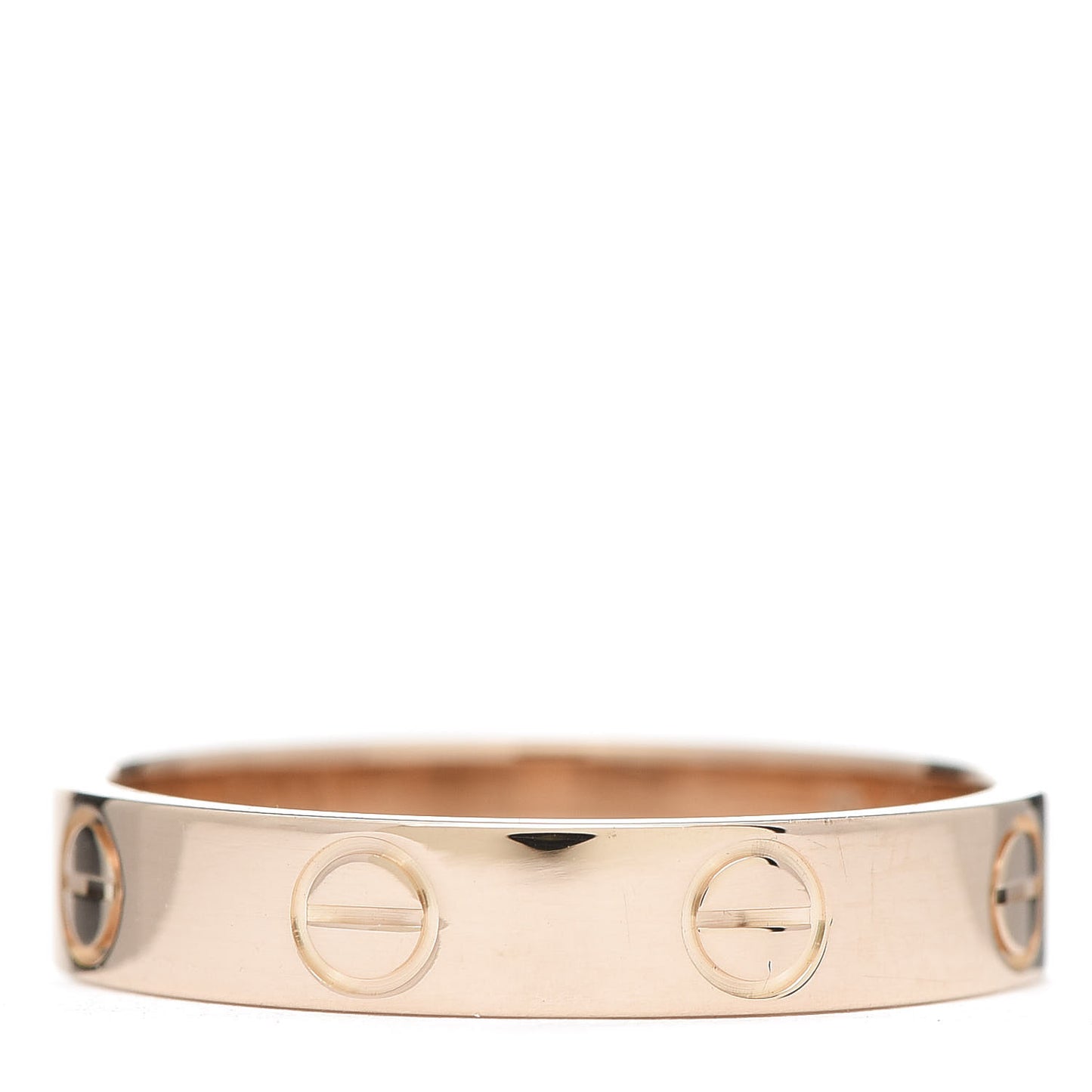 18K Pink Gold 3.5mm LOVE Wedding Band Ring 52 6