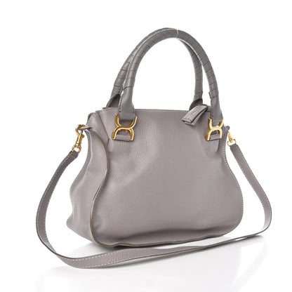 Chloe Calfskin Medium Marcie Satchel Cashmere Grey 3 of 8