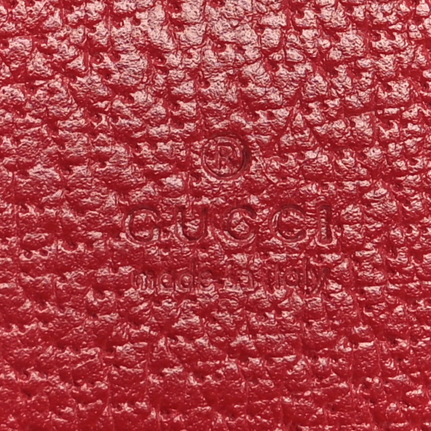 GG Supreme Monogram Tian Card Case Beige Multicolor Red