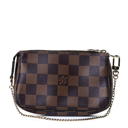 Louis Vuitton Damier Ebene Mini Pochette Accessories 1 of 7