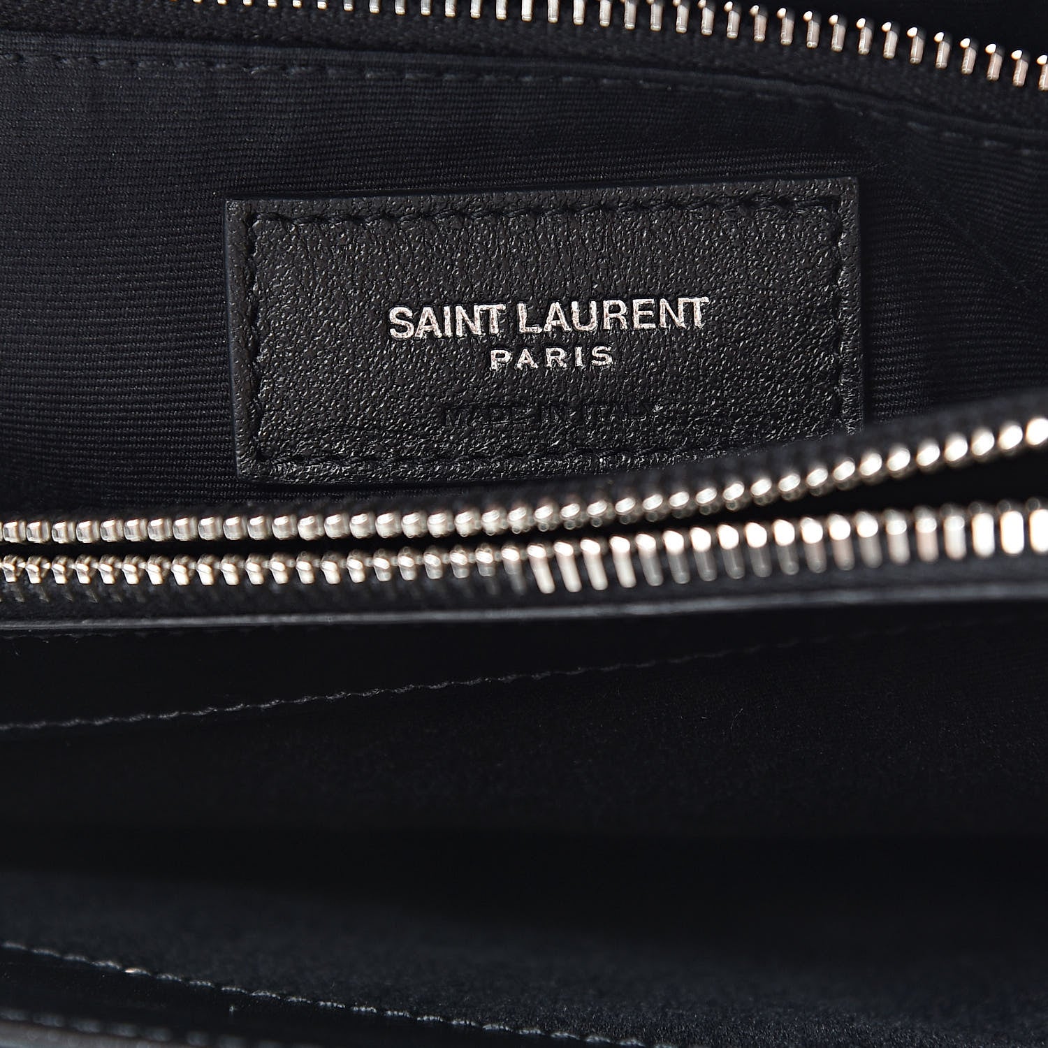 Saint Laurent Calfskin Y Quilted Monogram Medium Loulou Chain Satchel Black 7 of 12