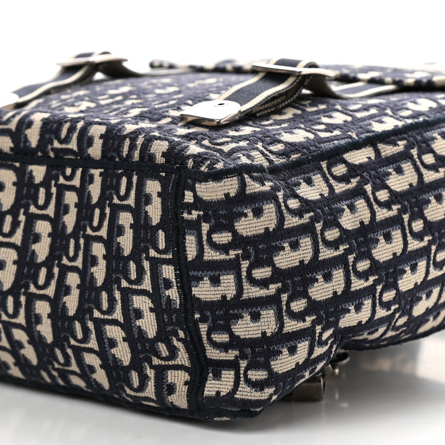 Oblique Backpack Blue White