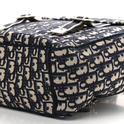 Christian Dior Oblique Backpack Blue White 9 of 11