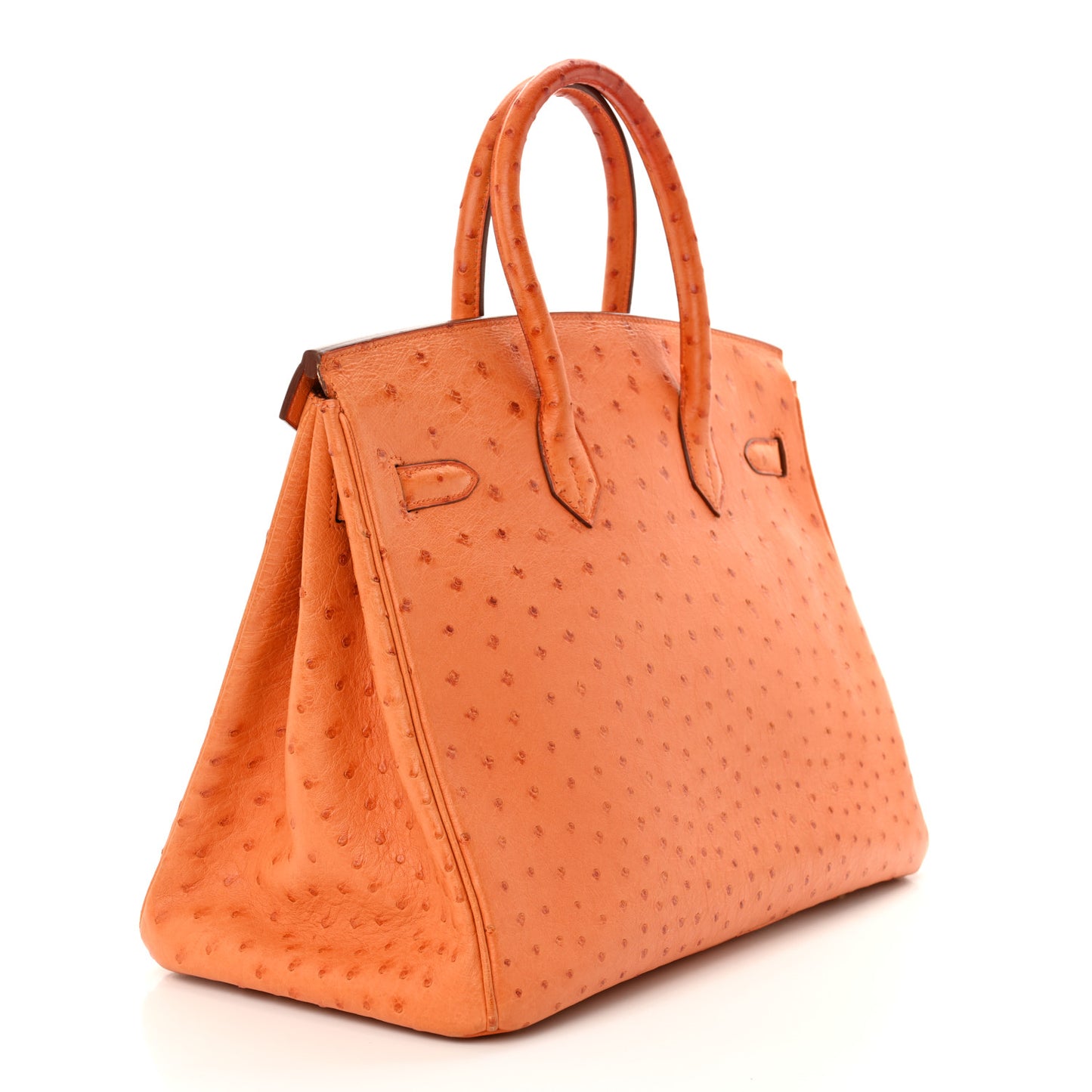 Ostrich Birkin 35 Orange