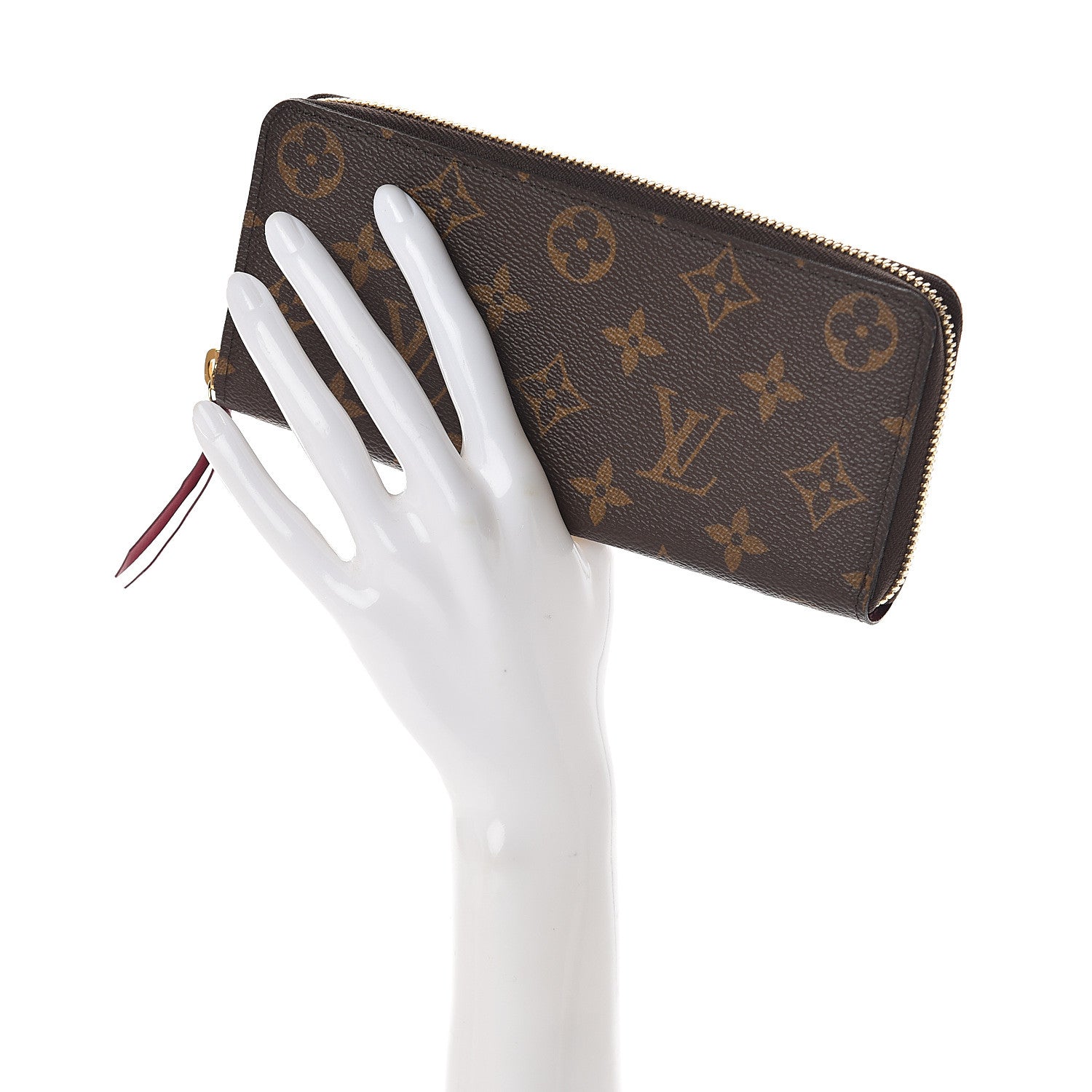 Louis Vuitton Monogram Clemence Wallet Fuchsia 2 of 7