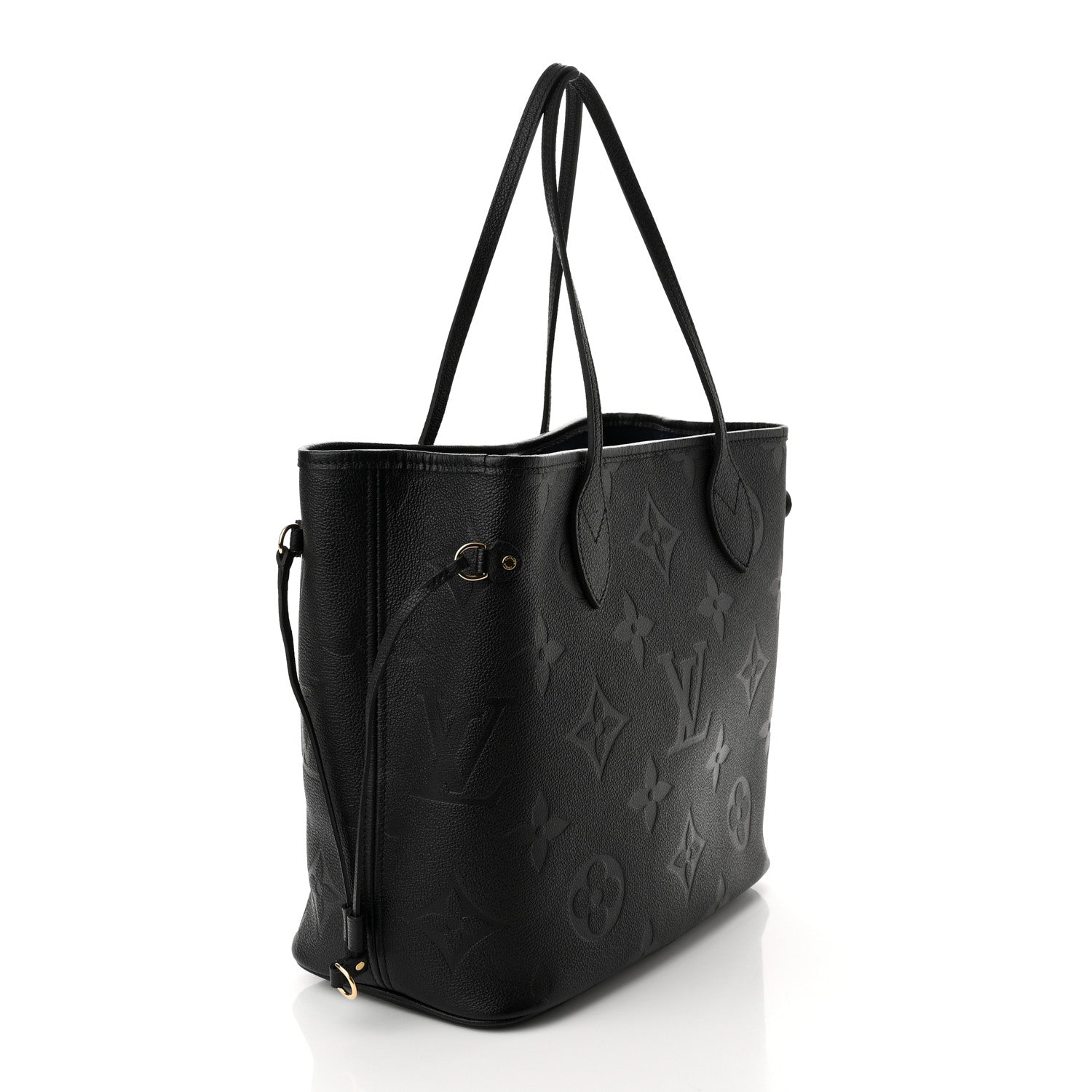Louis Vuitton Empreinte Monogram Giant Neverfull MM Black 4 of 10