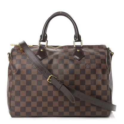 Louis Vuitton Damier Ebene Speedy Bandouliere 30 1 of 26