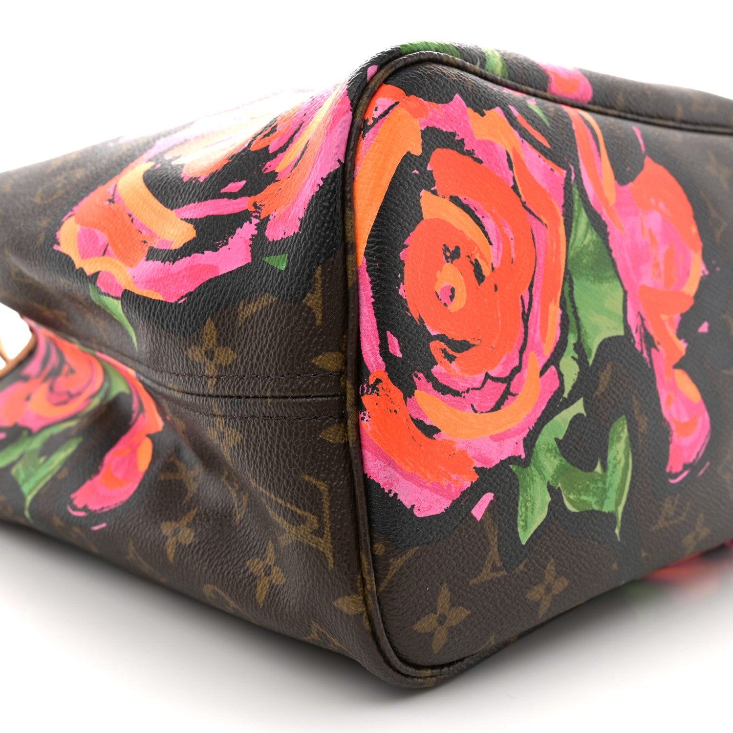 Louis Vuitton Monogram Roses Neverfull MM 8 of 9