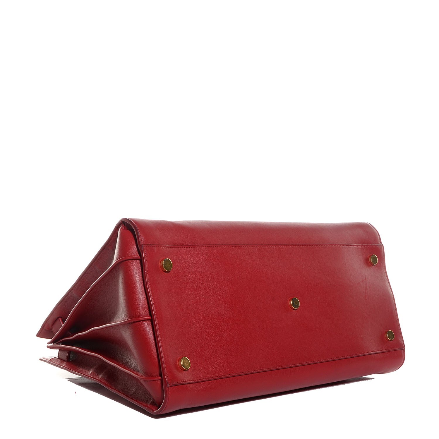 Saint Laurent Calfskin Large Sac de Jour Carryall Lipstick Red 4 of 8
