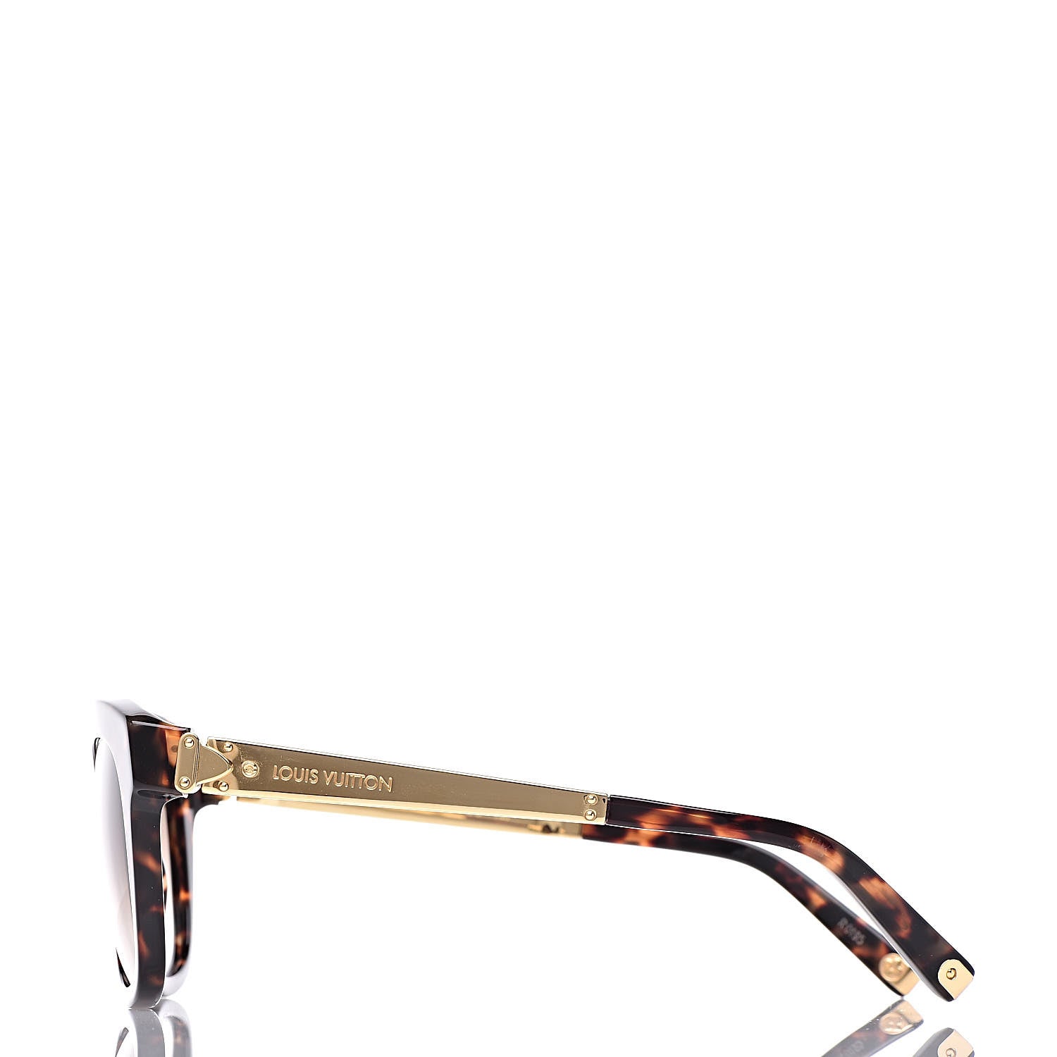 Louis Vuitton Audrey Sunglasses Z0765W Dark Tortoise 3 of 7