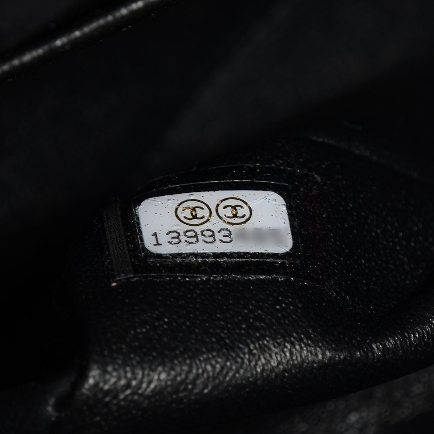 Lace Metallic Goatskin Medium Double Flap Gold