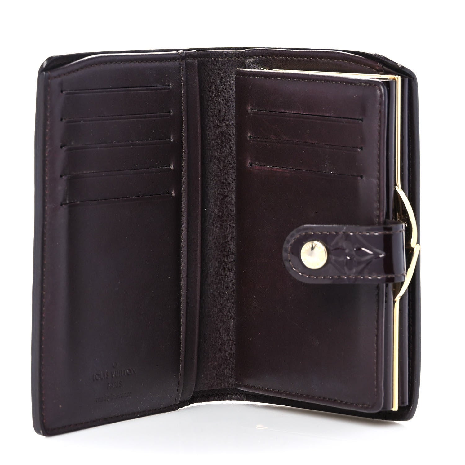 Louis Vuitton Vernis French Purse Wallet Amarante 5 of 9