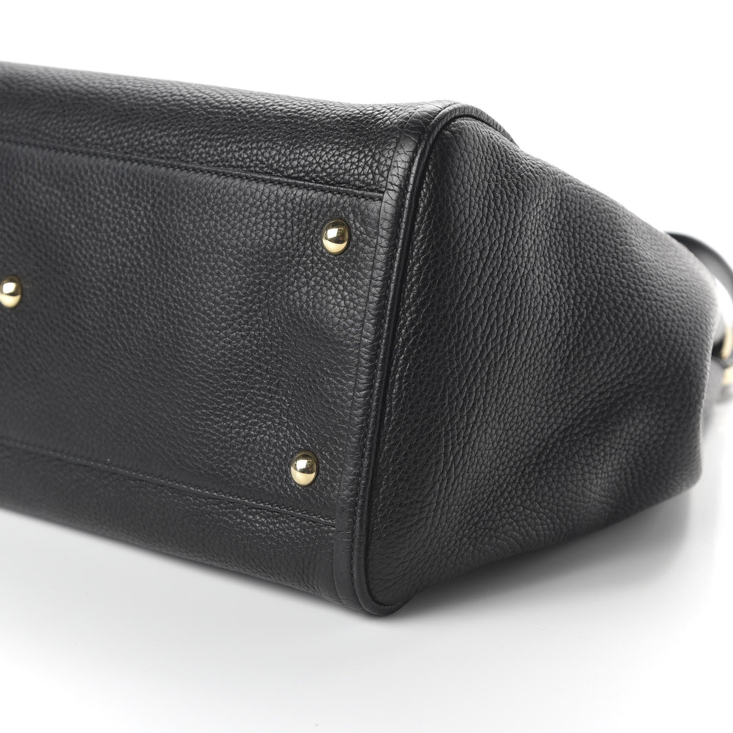 Gucci Pebbled Calfskin Medium Soho Shoulder Bag Black 7 of 10