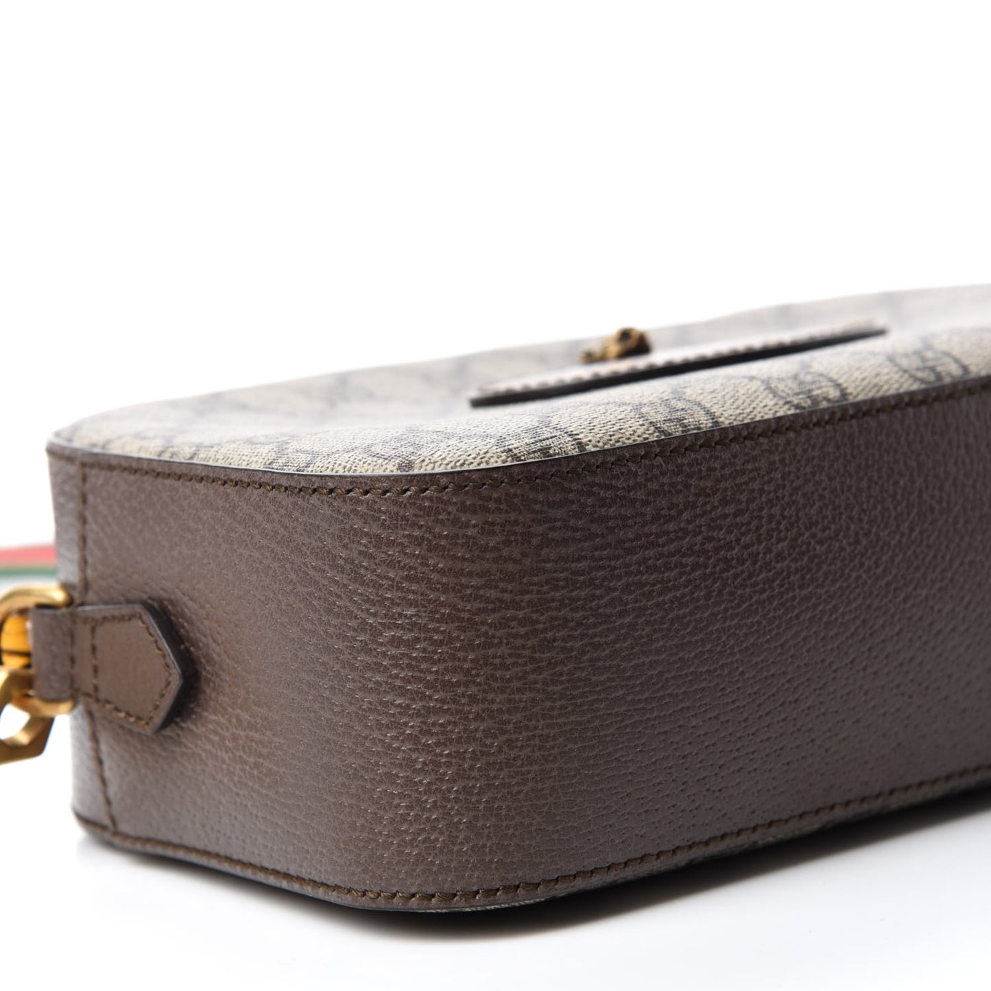 GG Supreme Monogram Web Neo Vintage Shoulder Bag Beige New Acero Crop