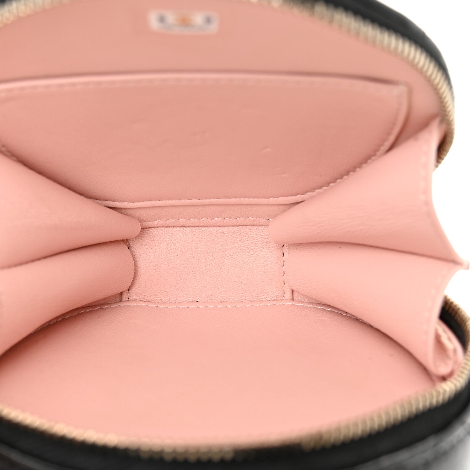 Chanel Patent Lambskin Round Handle With Care Vanity With Chain Black 5 of 13