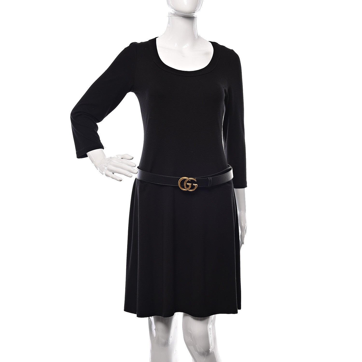Gucci Calfskin Double G 30mm Belt 90 36 Black 2 of 7