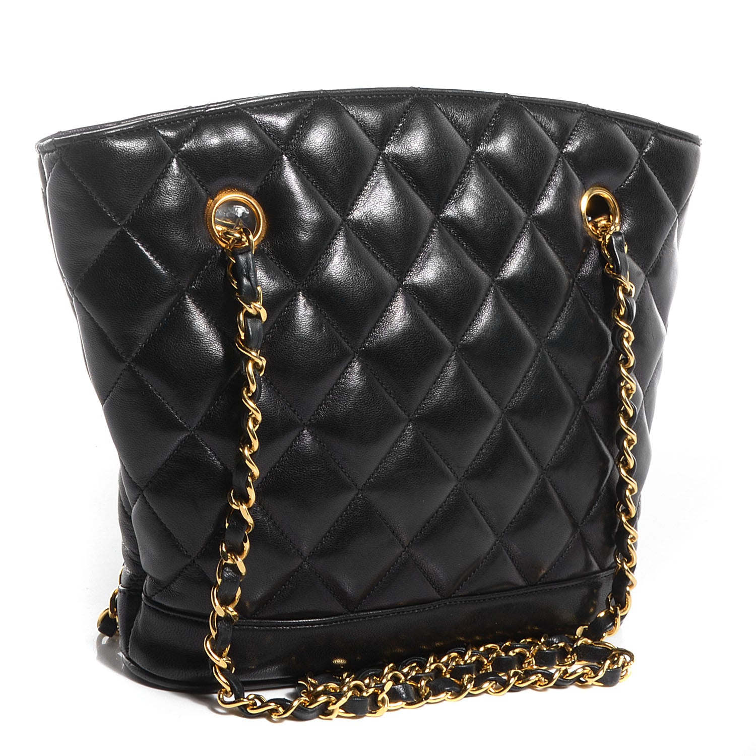 Chanel Lambskin Quilted Small Shoulder Bag Black 3 of 8