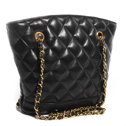 Chanel Lambskin Quilted Small Shoulder Bag Black 3 of 8
