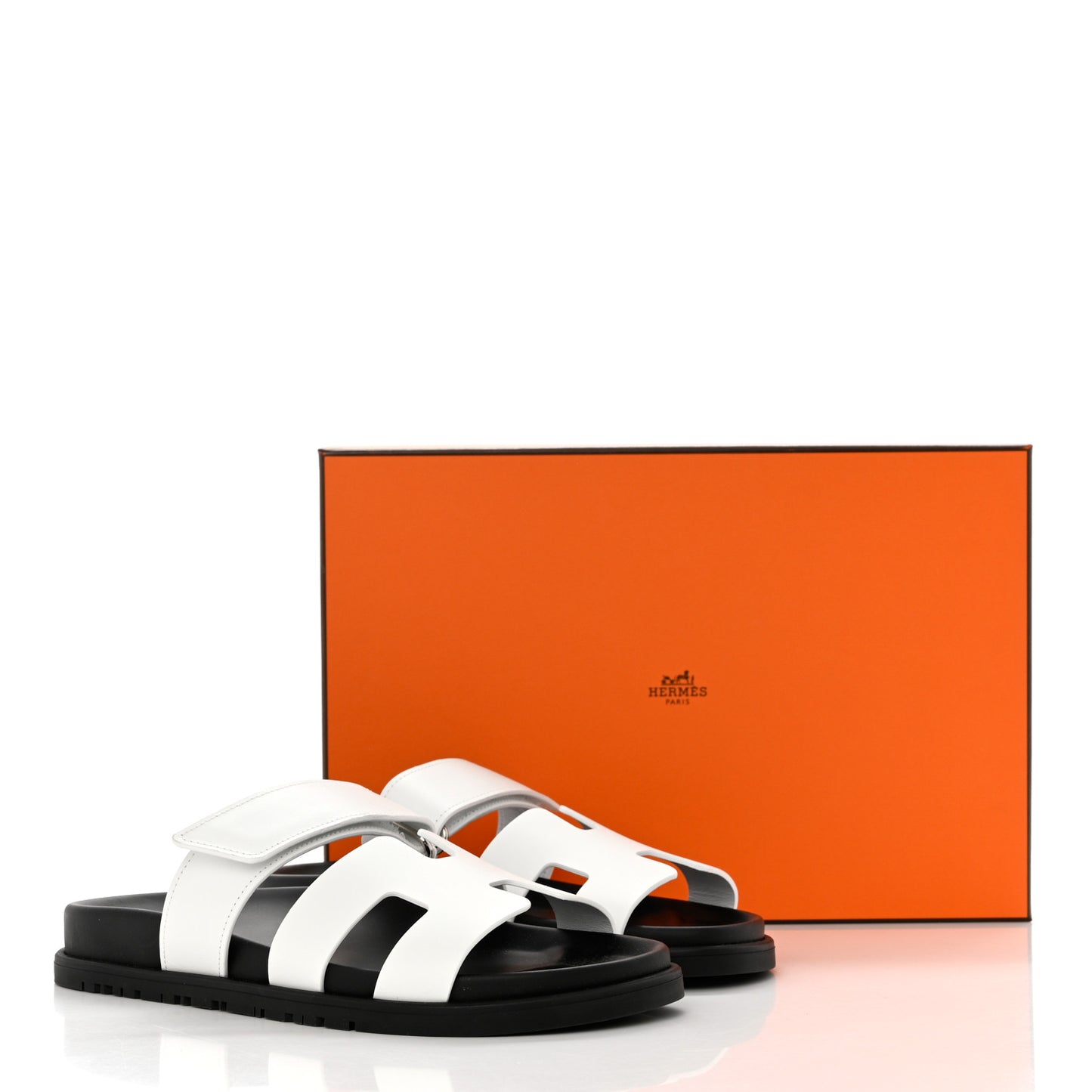 Calfskin Womens Chypre Sandals 36.5 White