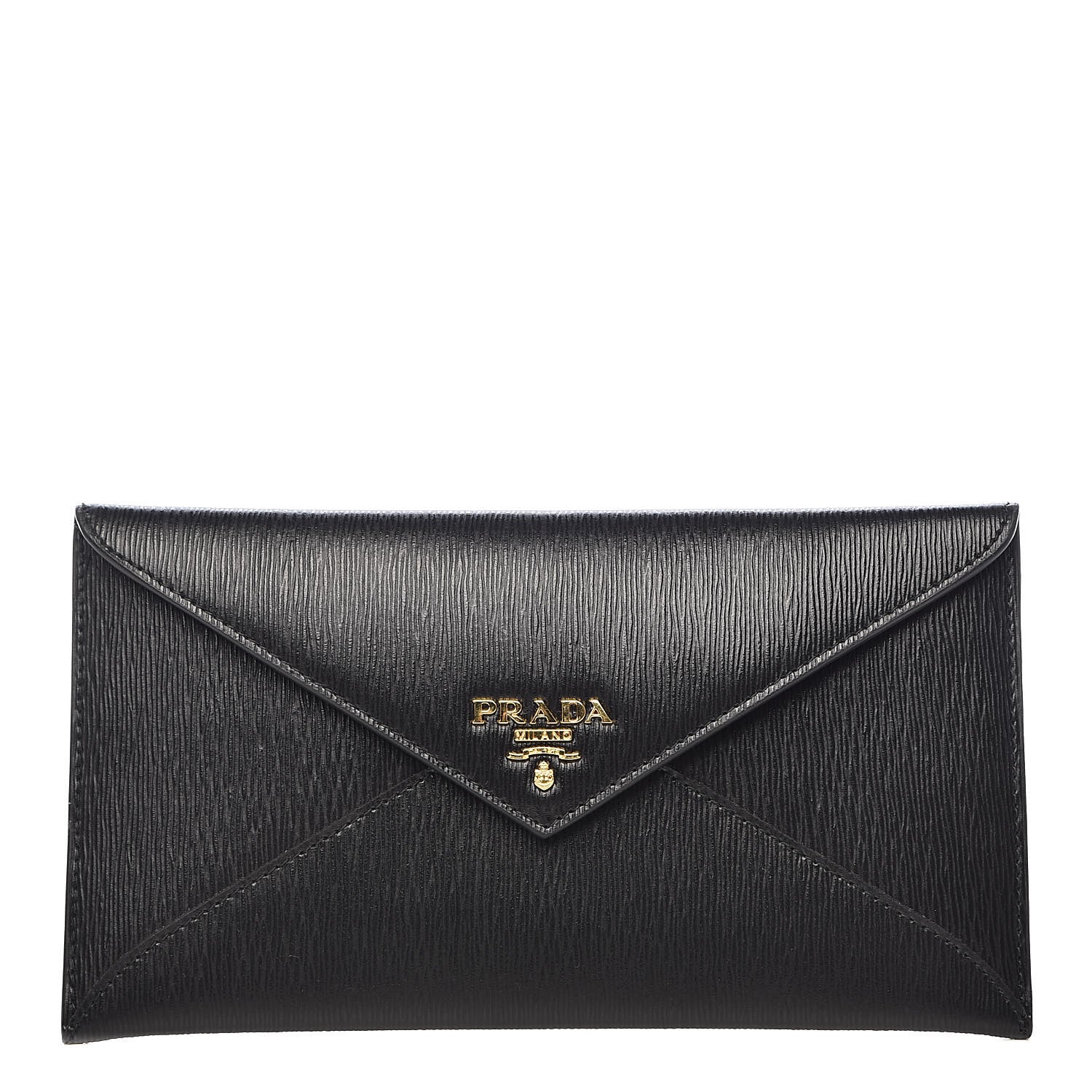 Prada Vitello Move Envelope Wallet Black 1 of 7