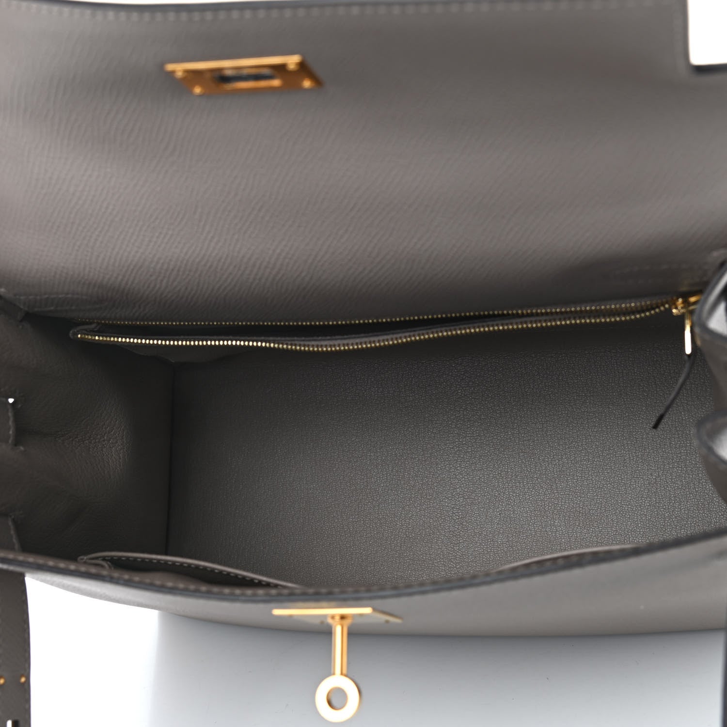Hermes Epsom Kelly Sellier 28 Gris Asphalte 5 of 11