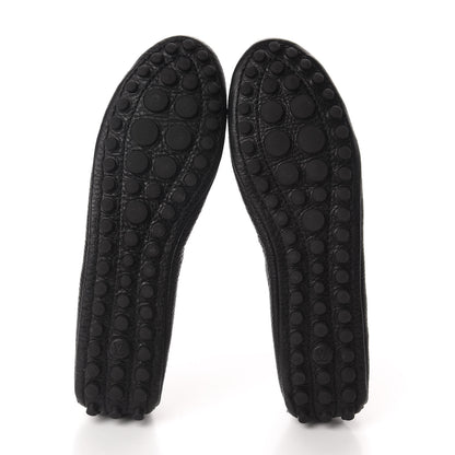 Louis Vuitton Calfskin Lemon Ballerina Flats 37 Black 6 of 9