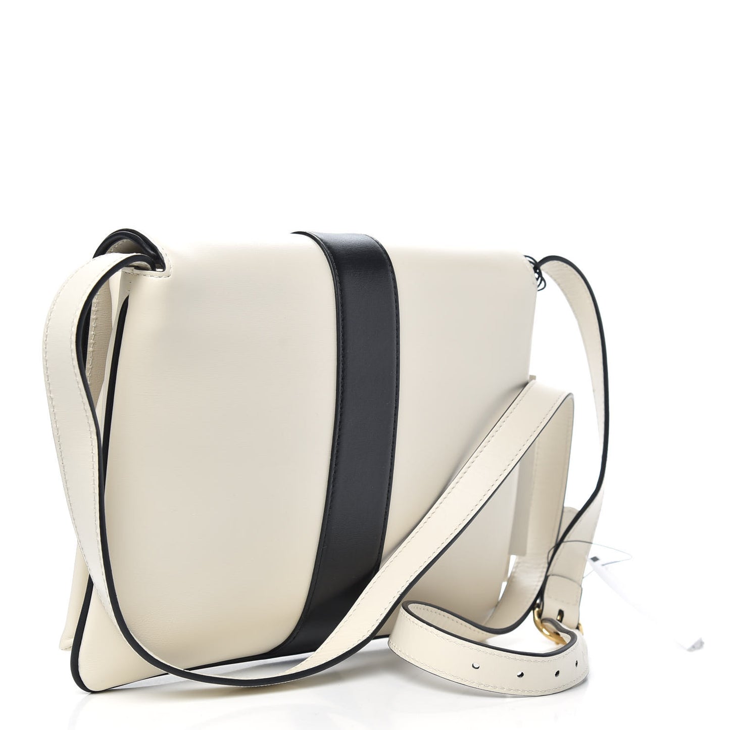 Calfskin Medium Arli Flap Shoulder Bag White