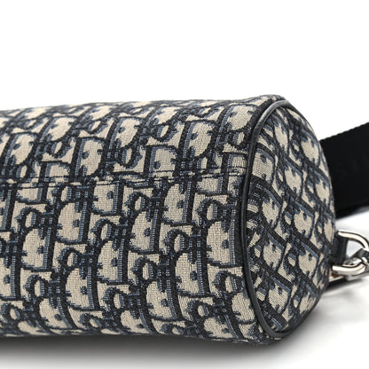 Christian Dior Oblique Roller Messenger Bag Blue 6 of 8