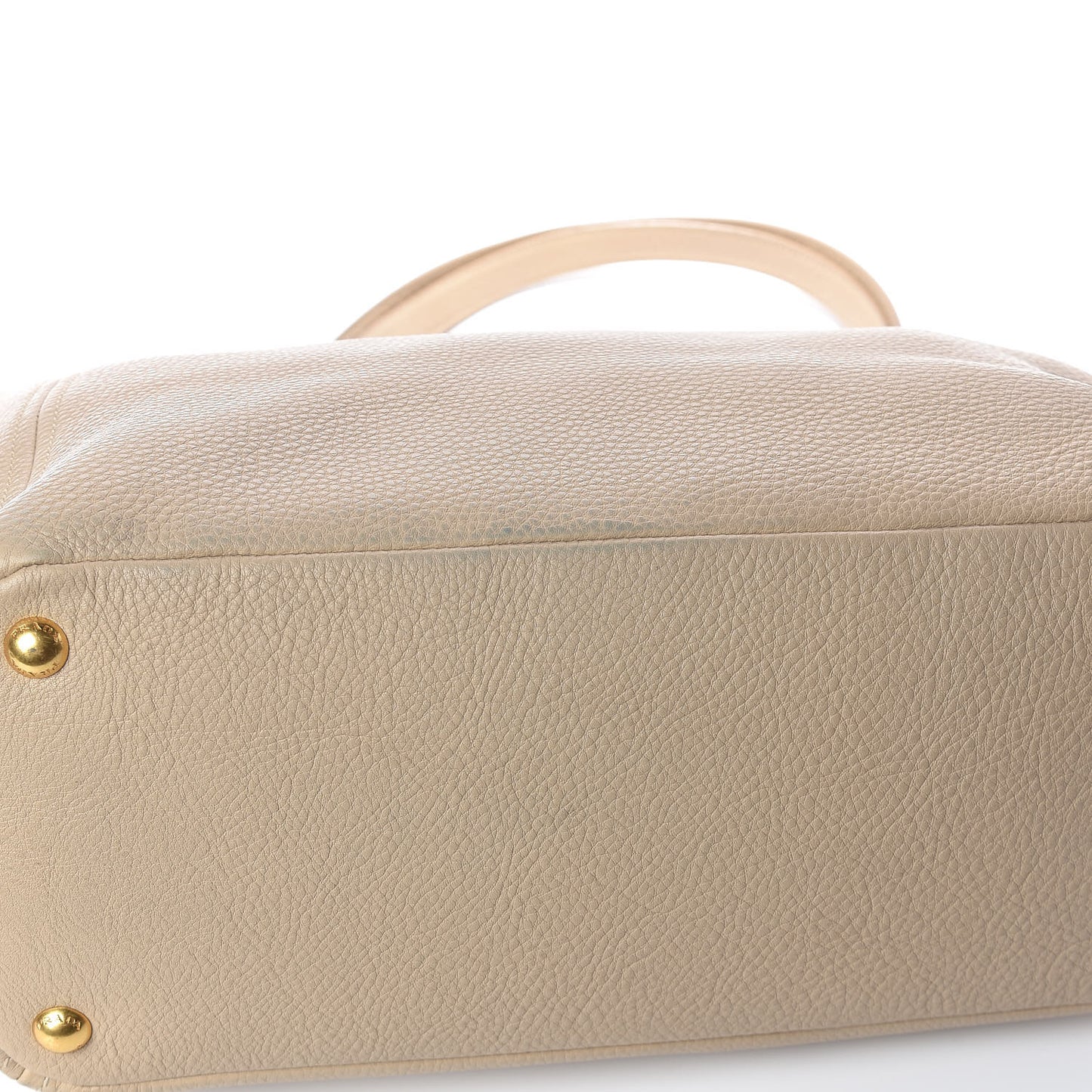 Vitello Daino Side Pocket Tote Sabbia