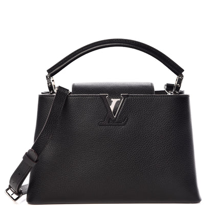 Louis Vuitton Taurillon Capucines PM Black 1 of 9