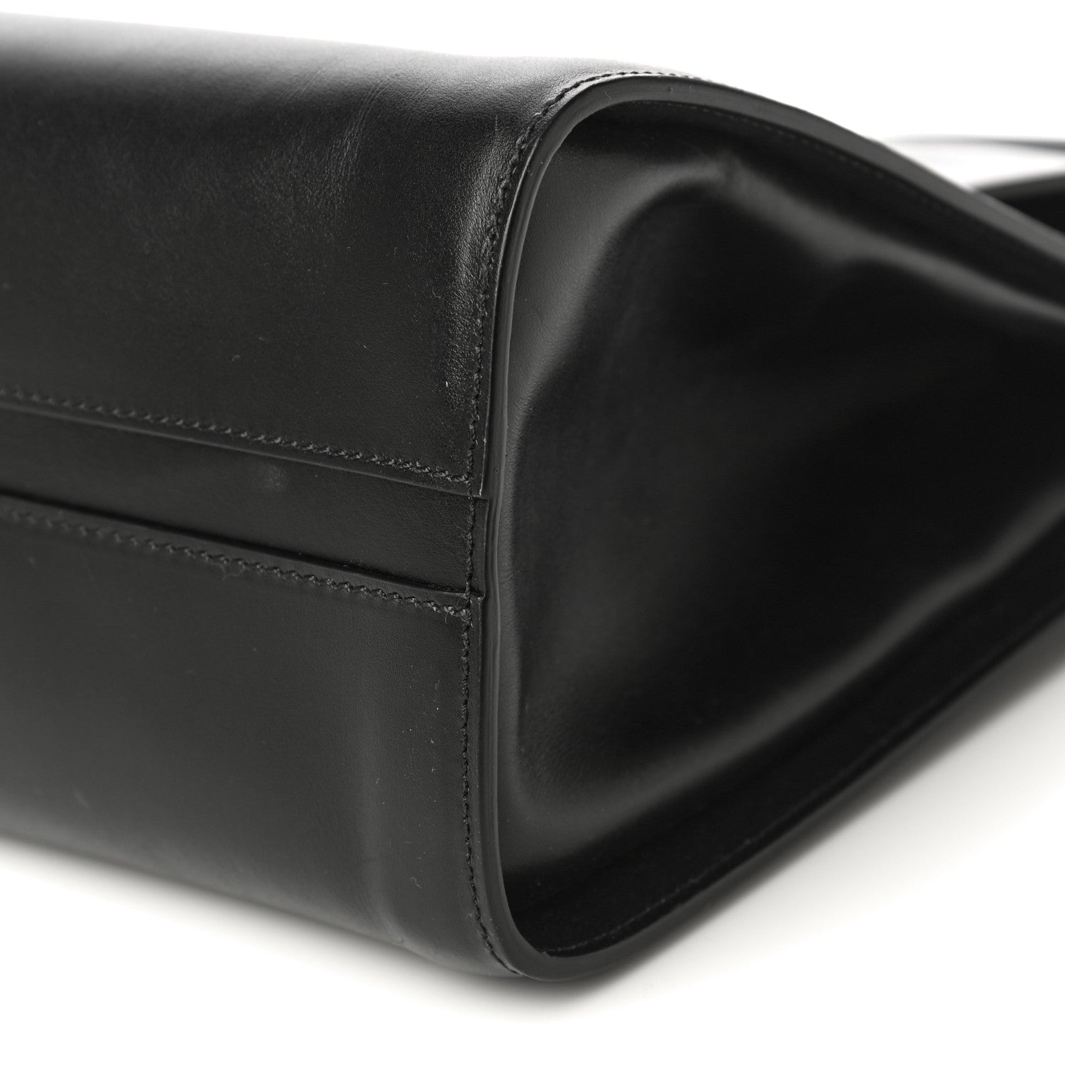 Chloe Shiny Calfskin Medium Annie Shoulder Bag Black 10 of 18