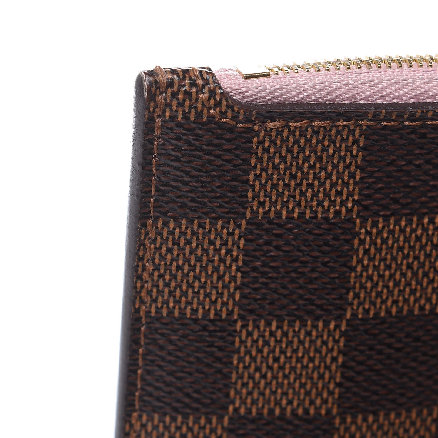 Damier Ebene Neverfull MM GM Pochette Rose Ballerine