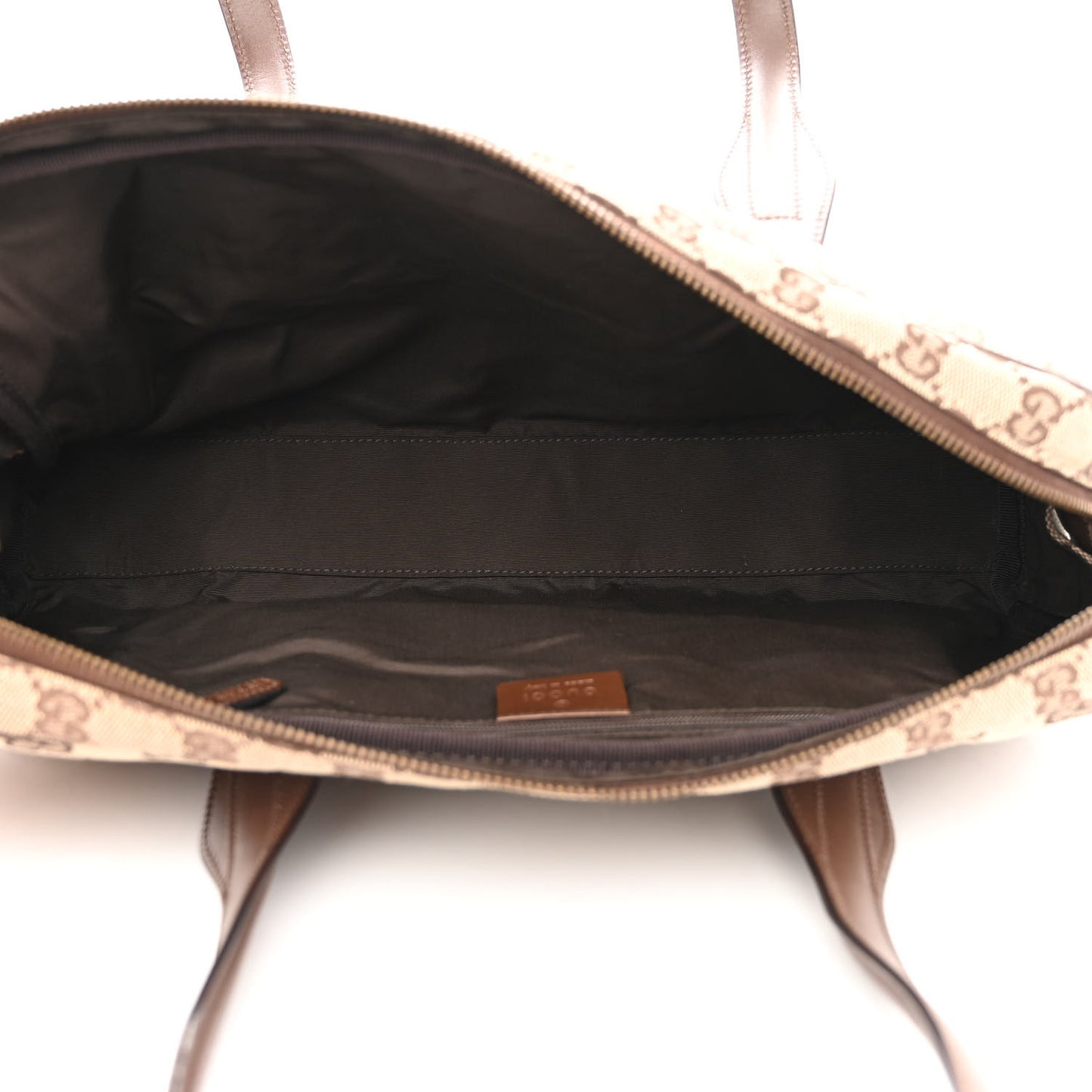 Monogram Tote Bag Brown