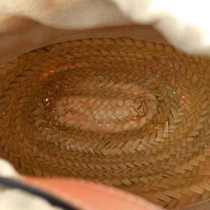 Loewe Raffia Drawstring Basket Tote Bag Natural Tan 5 of 10