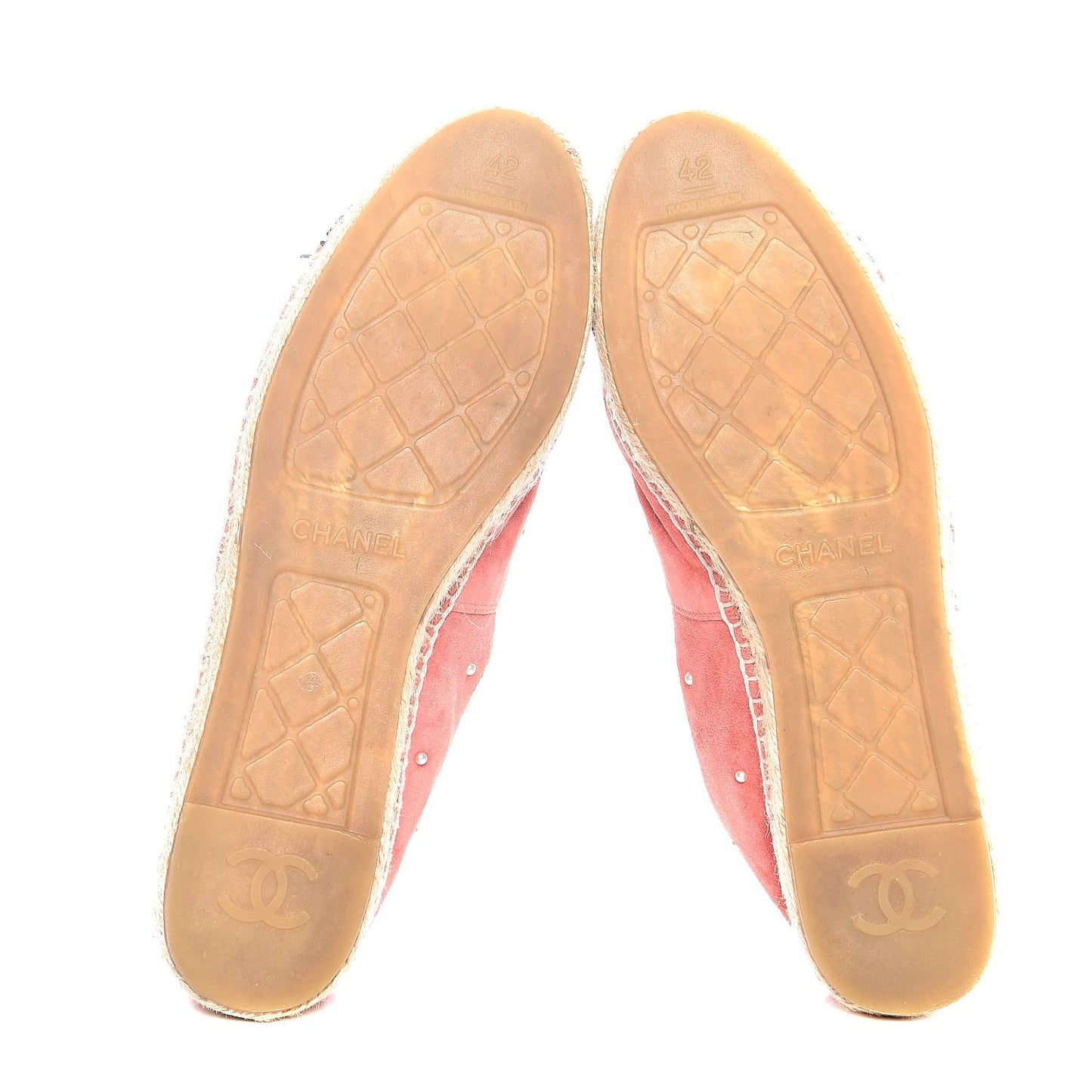 Suede Pearl CC Espadrilles 42 Pink