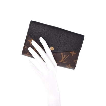 Louis Vuitton Monogram Pallas Compact Wallet Black 2 of 7
