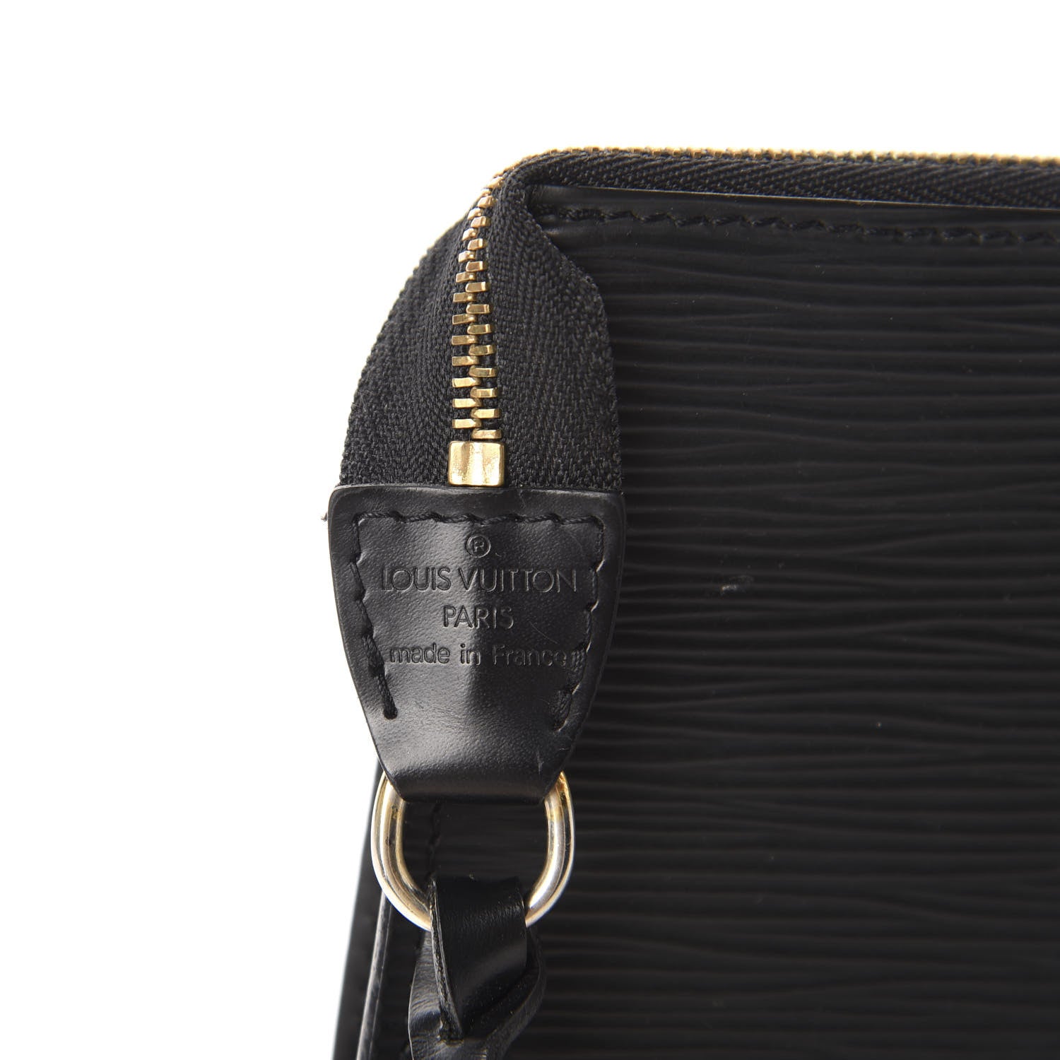 Louis Vuitton Epi Pochette Accessories 24 Black 9 of 11