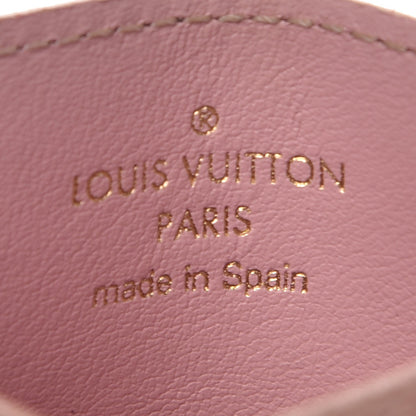 Louis Vuitton Damier Ebene Caissa Card Holder Rose Ballerine 6 of 6