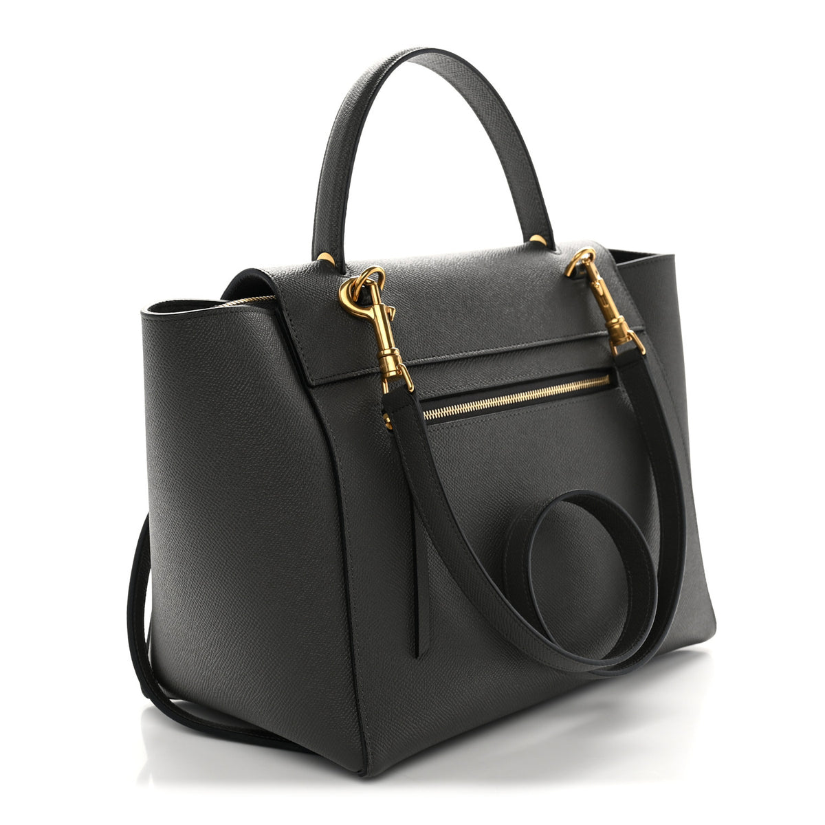 Celine Grained Calfskin Mini Belt Bag Grey 3 of 10