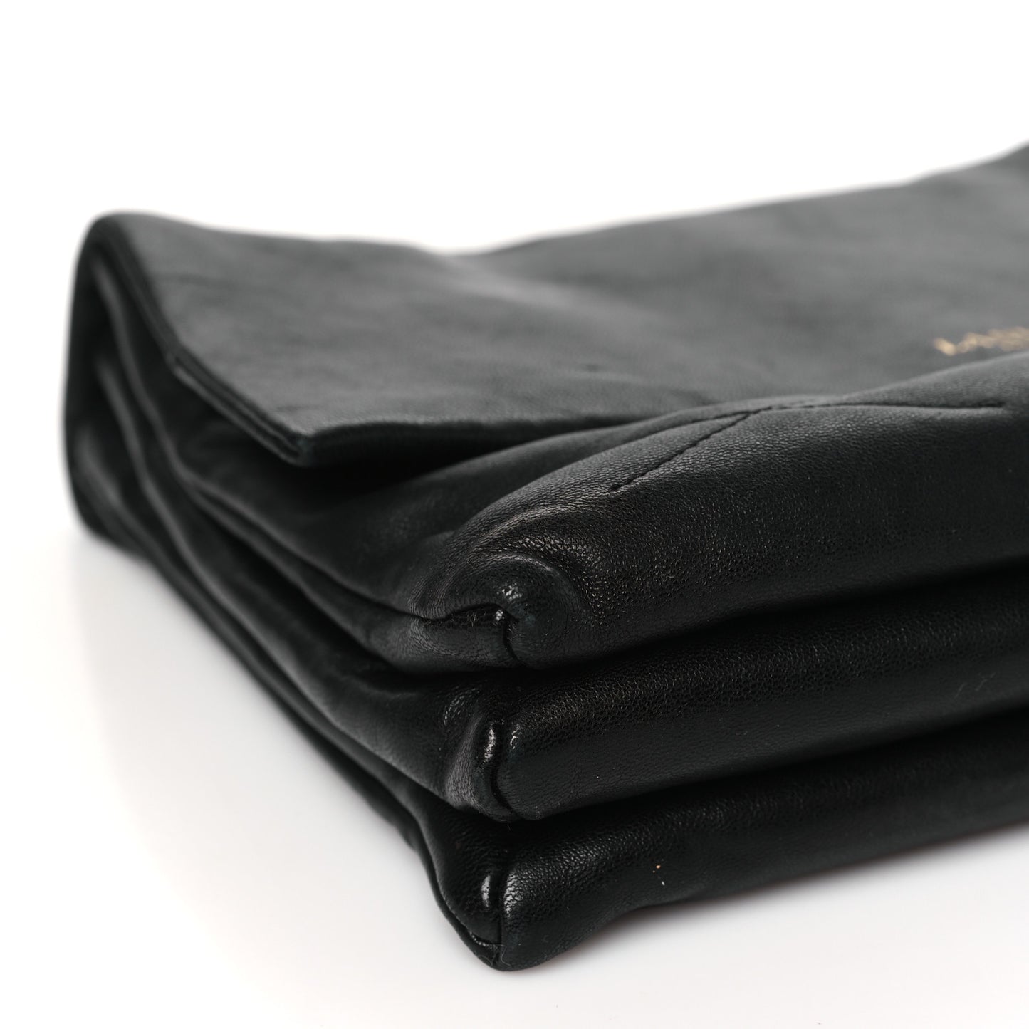 Lambskin Quilted Medium Sugar Flap Shoulder Bag Black