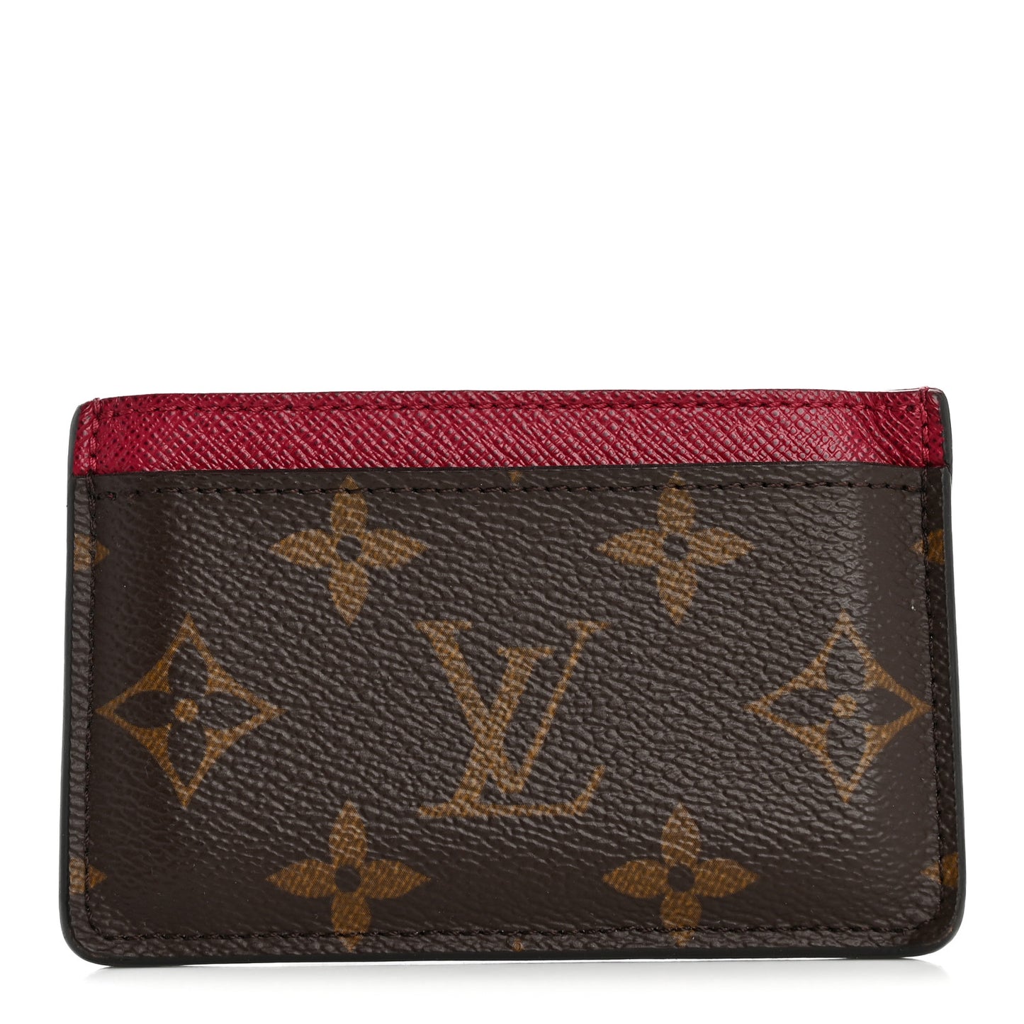 Monogram Card Holder Fuchsia