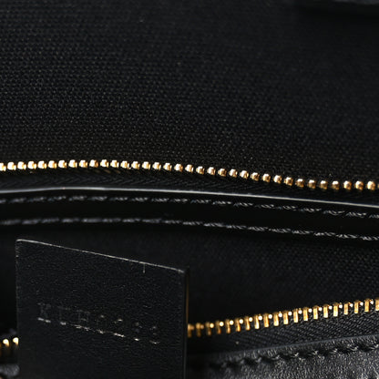 Givenchy Tumbled Calfskin Logo Embossed Medium G-Tote Black 7 of 10