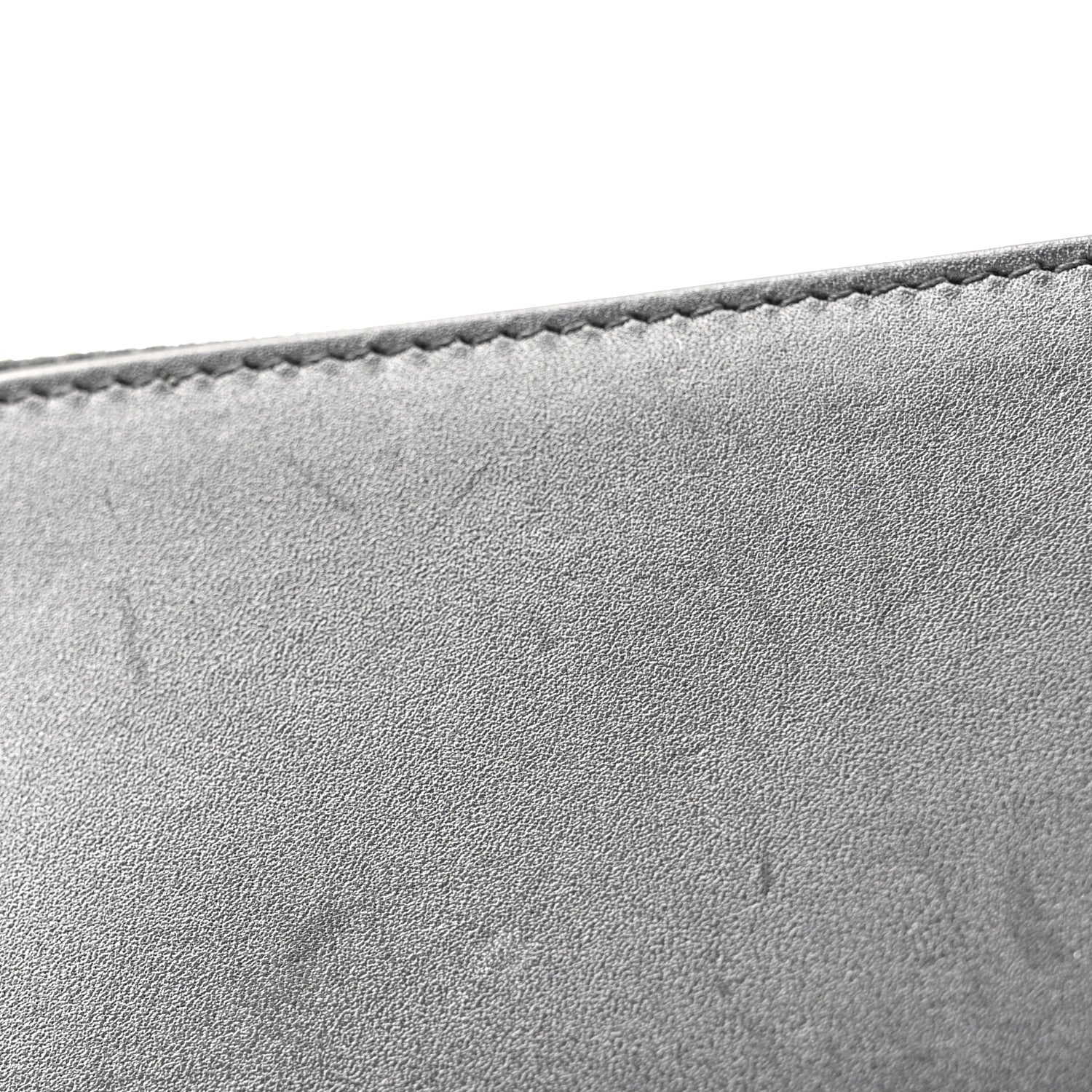 Saint Laurent Calfskin 5 Fragments Zip Pouch Card Holder Black 8 of 11