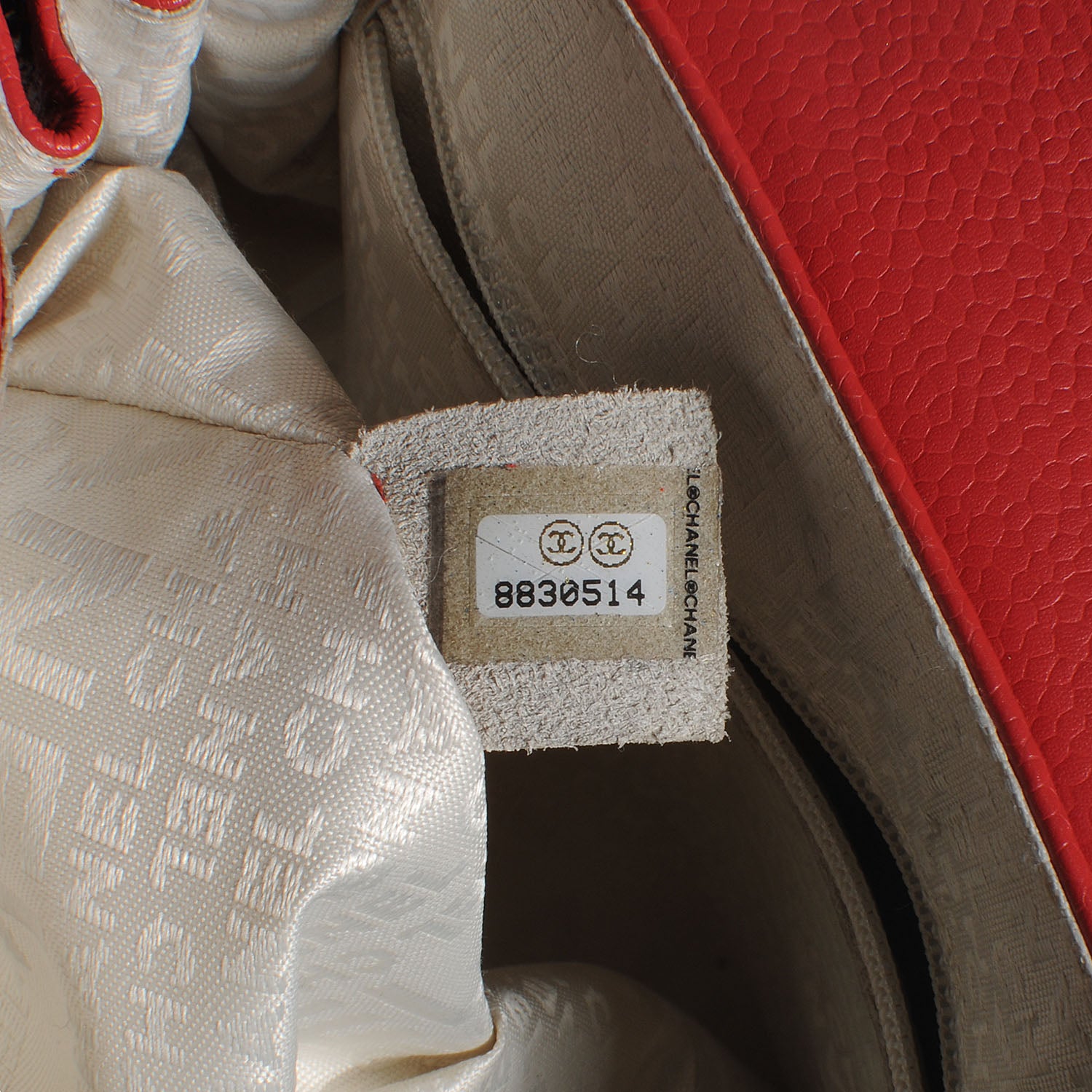 Chanel Caviar Small Accordion Flap Red 7 of 7