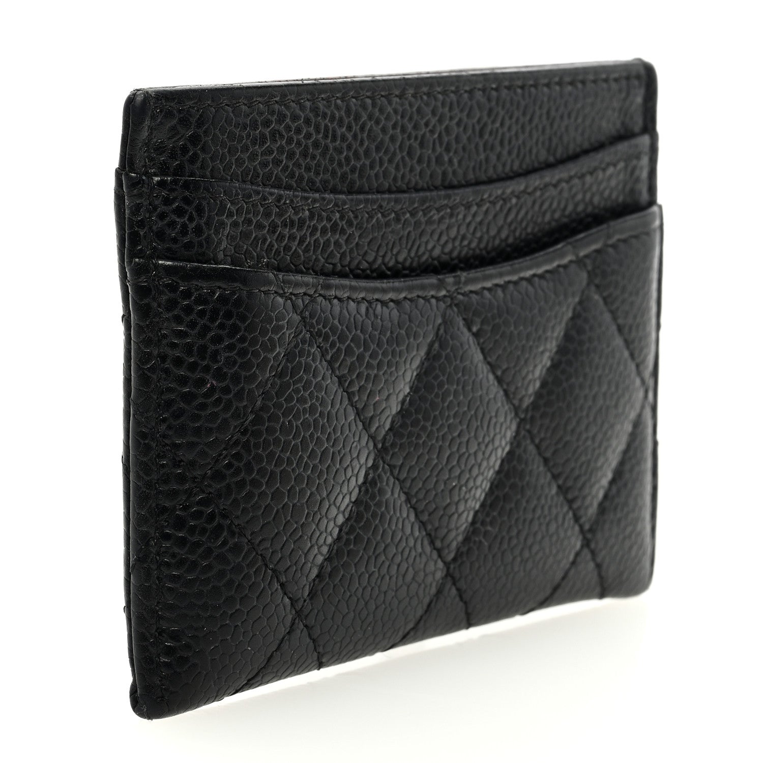 Chanel Caviar Quilted Card Holder Black 3 of 6